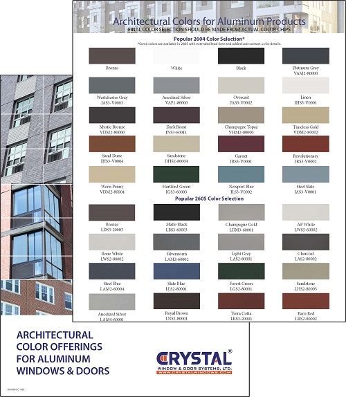 Crystal Windows Expands Aluminum Color Palette Window + Door